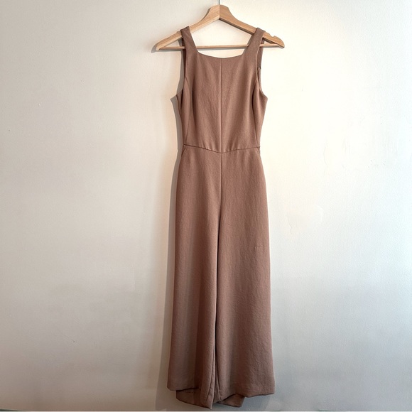 Aritzia Écoulement Jumpsuit in Nutmeg by Wilfred - Picture 1 of 6